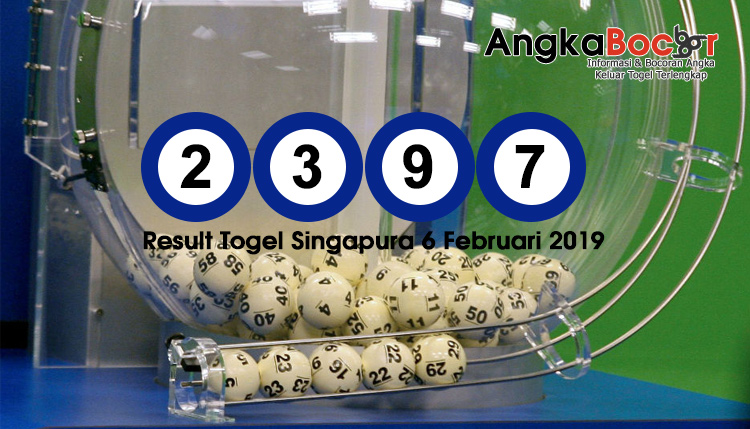 Result Togel Singapore 4D | 6 Februari 2019, Hari Rabu